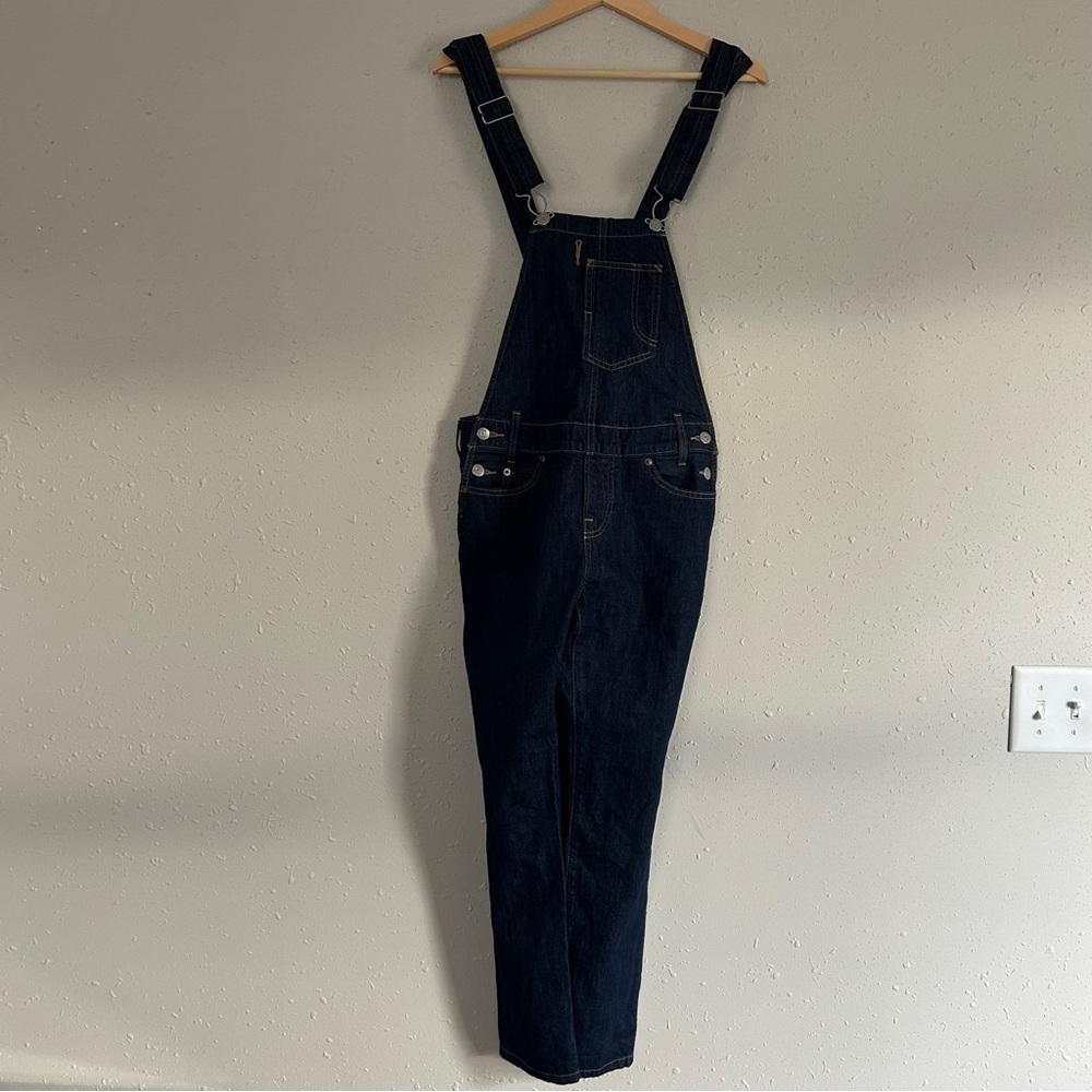 Levi Strauss Overalls Dark Wash Denim Casual XXS